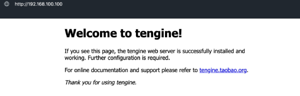 tengine-index-page