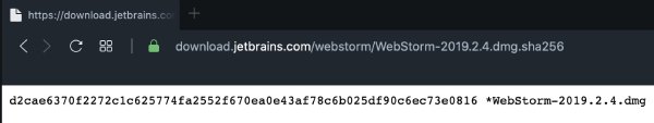 webstorm-sha256-signature