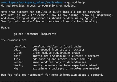 go mod命令